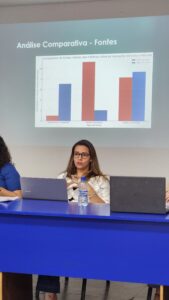 Laís Rizzotto apresenta resultados preliminares da sua pesquisa (Foto: Laís Guilherme)